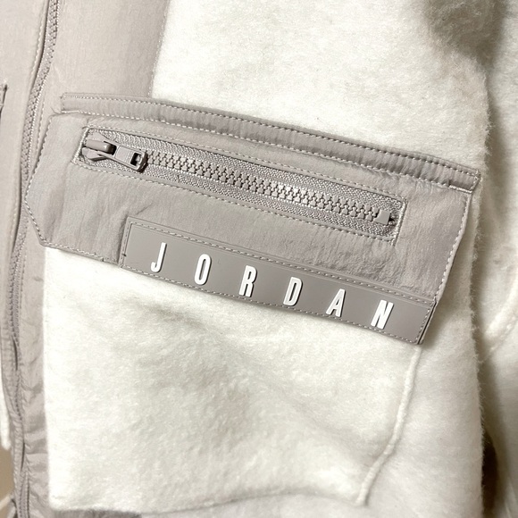 Nike x Jordan Collaboration : 2021 Air Jordan Jacket Summit White | Size L | NWT - Picture 7 of 16
